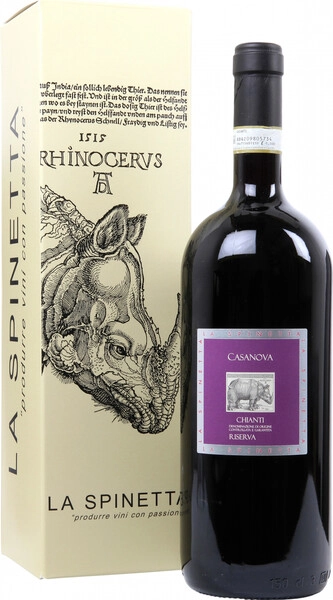 Вино La Spinetta, Casanova Chianti DOCG Riserva, 2015, gift box, 1.5 л