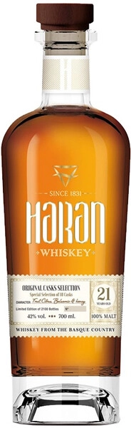 Виски Haran Original Casks Selection 21 Years Old, 0.7 л