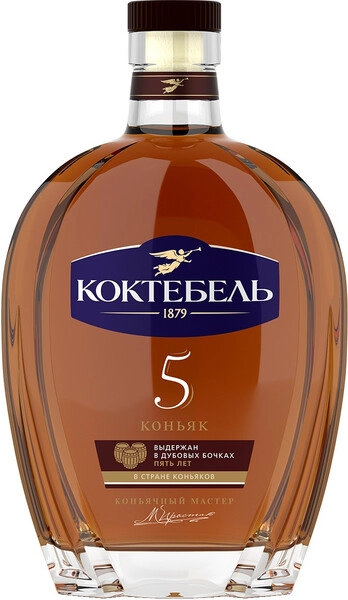 Коньяк Коктебель 5-летний, 0.7 л