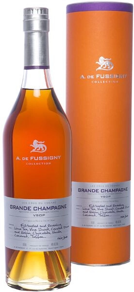 Коньяк A. de Fussigny VSOP Grande Champagne, gift tube, 0.7 л