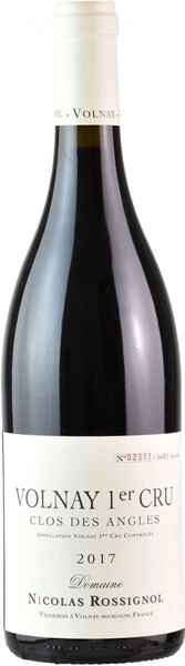 Вино Domaine Nicolas Rossignol, Volnay 1er Cru Clos des Angles AOC, 2017