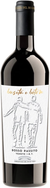 Вино Ambasciata del Buon Vino, Buseta e Boton Rosso Passito, Veneto IGT, 2018