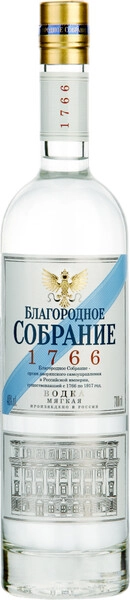 Водка Благородное Собрание Мягкая, 0.7 л