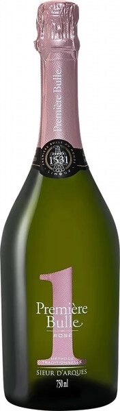 Игристое вино Sieur d'Arques, Premiere Bulle Rose Brut, Cremant de Limoux AOC, 2021