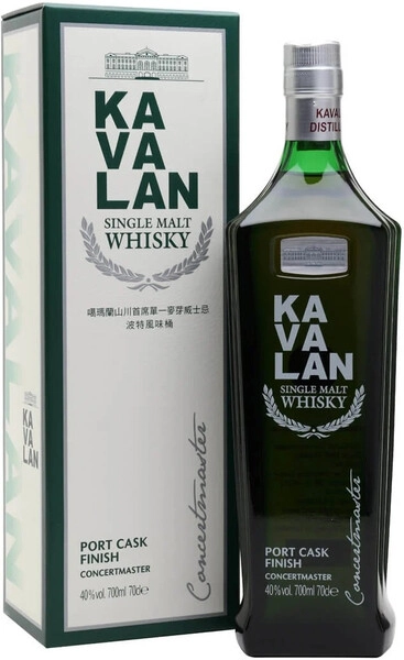 Виски Kavalan, Concertmaster Port Cask Finish, gift box, 0.7 л