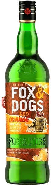 Висковый напиток Fox and Dogs Red Orange, 0.7 л