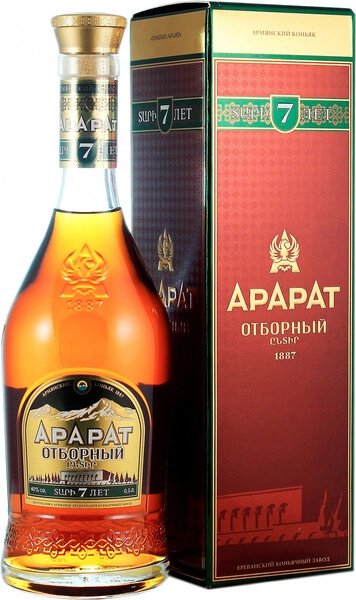 Коньяк Арарат Отборный, в подарочной коробке, 0.5 л