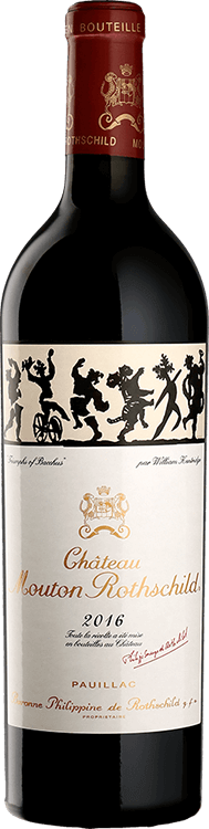 Вино Chateau Mouton Rothschild, Pauillac AOC Premier Grand Cru Classe, 2016, 1.5 л