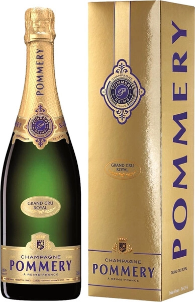 Шампанское Pommery, "Grand Cru Royal" Vintage Brut, Champagne AOC, 2015, gift box