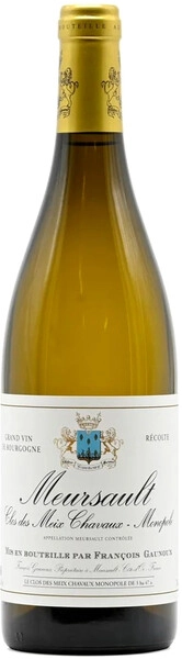 Вино Francois Gaunoux, Meursault Clos des Meix Chavaux Monopole AOC, 2015