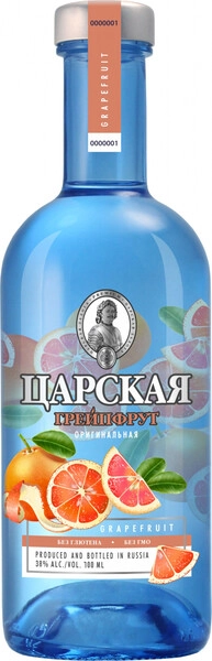 Водка Царская Оригинальная Грейпфрут, 0.7 л