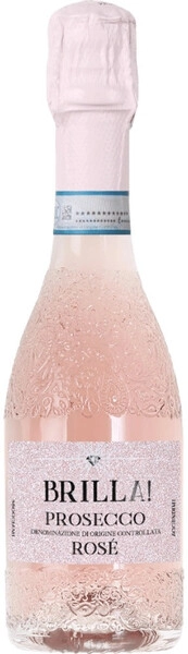 Игристое вино "Brilla!" Prosecco DOC Rose, 2023, 200 мл