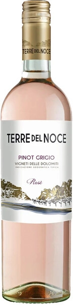 Вино Mezzacorona, Terre del Noce Pinot Grigio Rose, Vigneti delle Dolomiti IGT, 2022