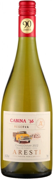 Вино Aresti, "Cabina 56" Reserva Chardonnay, Valle de Curico, 2022