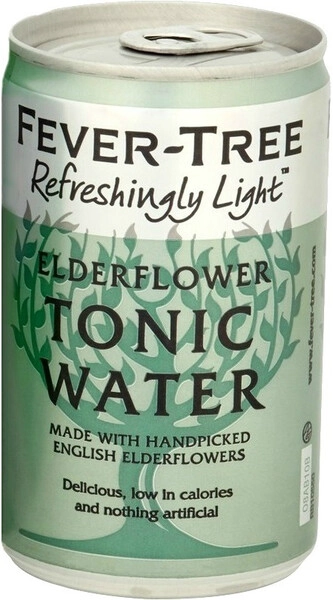 Вода Fever-Tree, Elderflower Tonic, in can, 150 мл