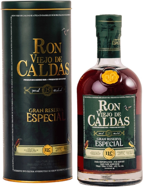 Ром Viejo de Caldas Gran Reserva Especial 15 Years Old, gift box, 0.7 л