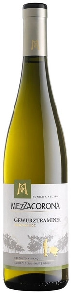 Вино Mezzacorona, Gewurztraminer, Trentino DOC, 2021