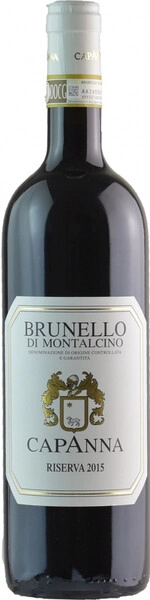 Вино Capanna, Brunello di Montalcino Riserva DOCG, 2015