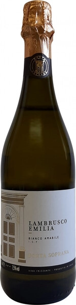 Игристое вино Porta Soprana Lambrusco Emilia IGP Bianco Amabile