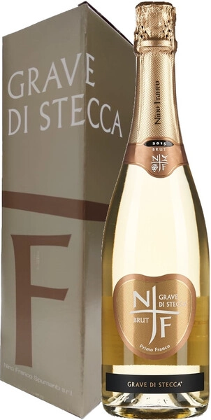 Игристое вино Nino Franco, Grave di Stecca Brut, Prosecco di Valdobbiadene DOC, 2015, gift box, 1.5 л
