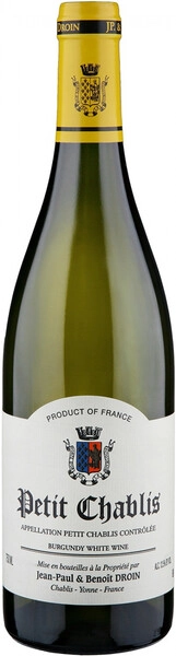 Вино Jean-Paul & Benoit Droin, Petit Chablis AOC, 2023