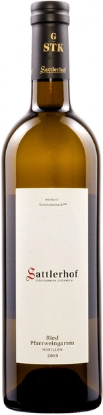 Вино Sattlerhof, Pfarrweingarten Morillon, Sudsteiermark DAC, 2019