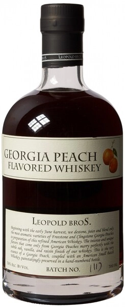 Висковый напиток Leopold Bros., Georgia Peach, 0.7 л