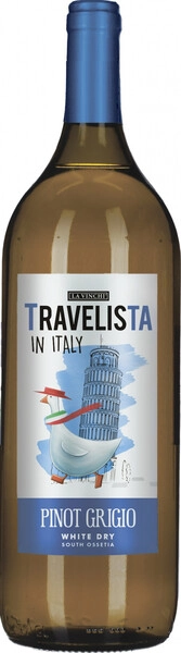 Вино Travelista Pinot Grigio, 1.5 л