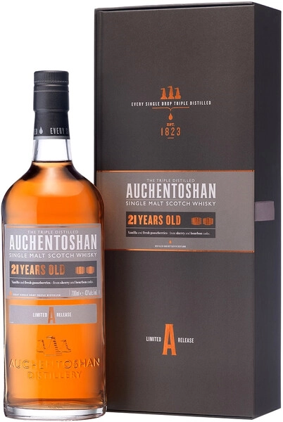 Виски Auchentoshan 21 Years Old, gift box, 0.7 л