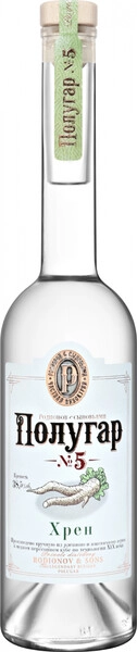 Водка Polugar №5, Horseradish, 1.5 л