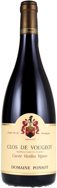 Вино Domaine Ponsot, Clos de Vougeot Cuvee Vieilles Vignes Grand Cru AOC, 2017