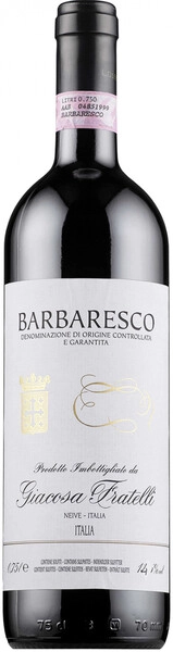 Вино Giacosa Fratelli, Barbaresco DOCG, 2020