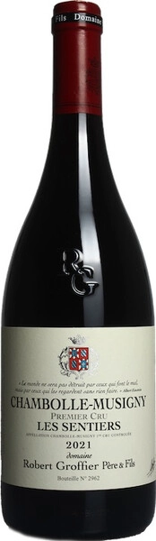 Вино Domaine Robert Groffier Pere & Fils, Chambolle-Musigny 1er Cru Les Sentiers AOC, 2021