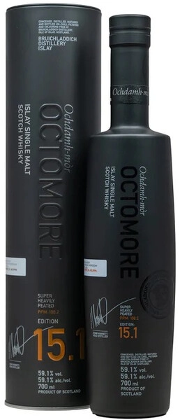 Виски Bruichladdich, "Octomore" Edition 15.1, in tube, 0.7 л