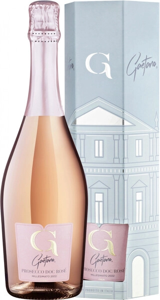 Игристое вино "Gaetano" Prosecco DOC Rose Millesimato, 2023, gift box