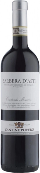 Вино Cantine Povero, Barbera d'Asti Contrada Maestra DOCG, 2023