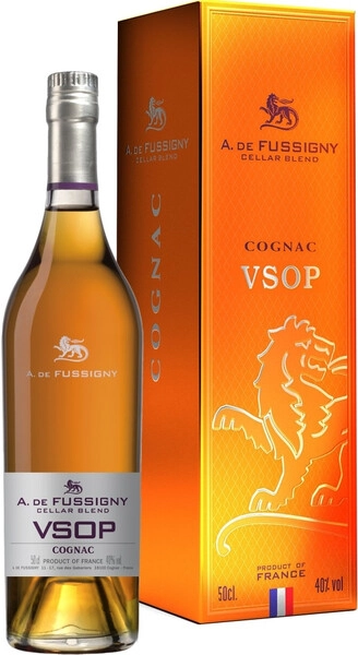 Коньяк A. de Fussigny, Cellar Blend VSOP, gift box, 0.5 л