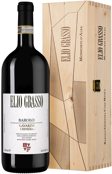 Вино Elio Grasso, Barolo "Gavarini Chiniera" DOCG, 2021, wooden box, 1.5 л