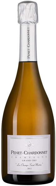 Шампанское Penet-Chardonnet, Les Champs Saint-Martin Grand Cru, Champagne AOC, 2011