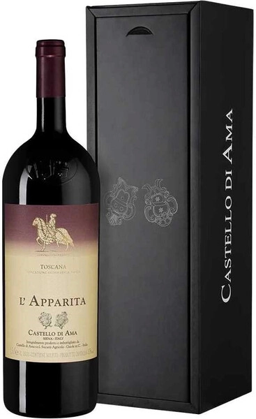 Вино Castello di Ama, Merlot IGT l'Apparita, 2020, gift box, 1.5 л