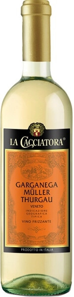 Игристое вино La Cacciatora Garganega Muller Thurgau Frizzante, Veneto IGT
