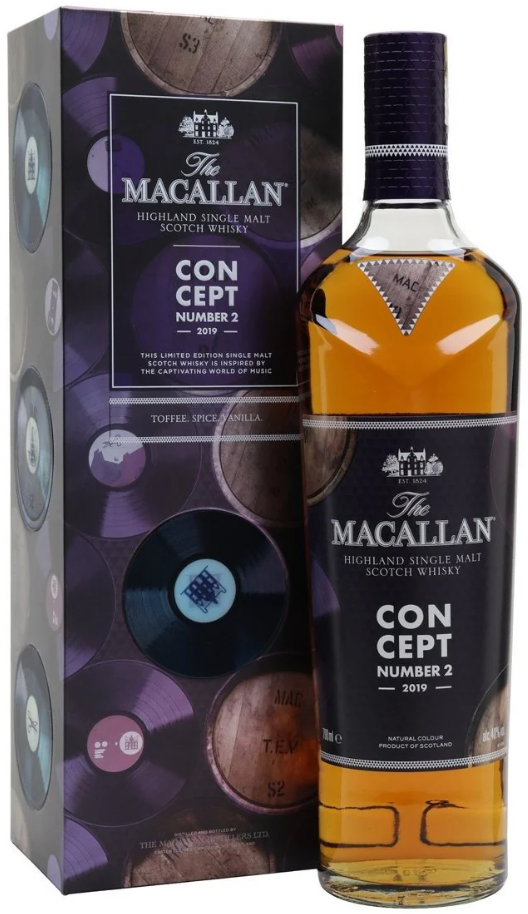 Виски Macallan Сoncept 2 0.7, gift box, 0.7 л