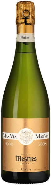 Игристое вино Mestres, Mas Via Gran Reserva, Cava DO, 2008