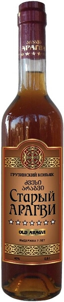 Коньяк Старый Арагви 7 лет, 0.5 л