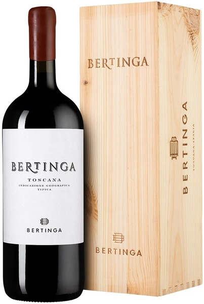 Вино Bertinga, Bertinga, Toscana IGT, 2017, wooden box, 1.5 л