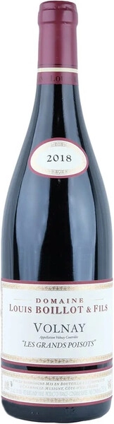 Вино Domaine Louis Boillot & Fils, Volnay Les Grands Poisots AOC, 2018