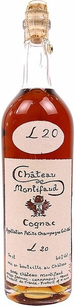 Коньяк Chateau de Montifaud 20 Years Old, Fine Petite Champagne AOC, 0.7 л