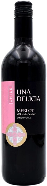 Вино Vinedos Puertas, Una Delicia Merlot, Valley Central DO, 2021
