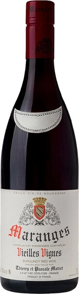 Вино Domaine Thierry et Pascale Matrot, Maranges Vieilles Vignes AOC, 2018