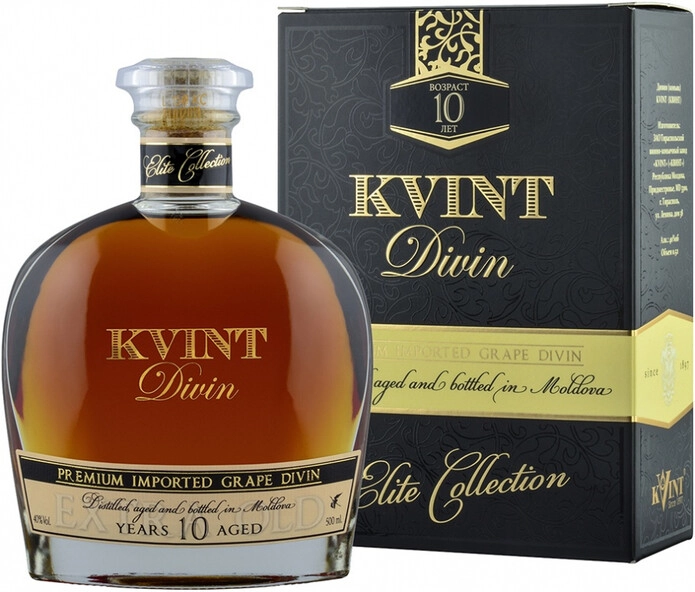 Коньяк Kvint 10 Years Od, gift box, 0.5 л